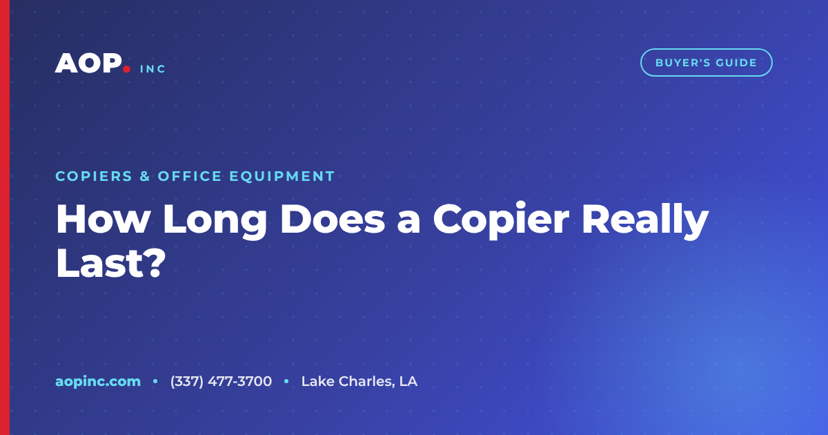 How Long Does a Commercial Copier Last? (And When to Replace It)
