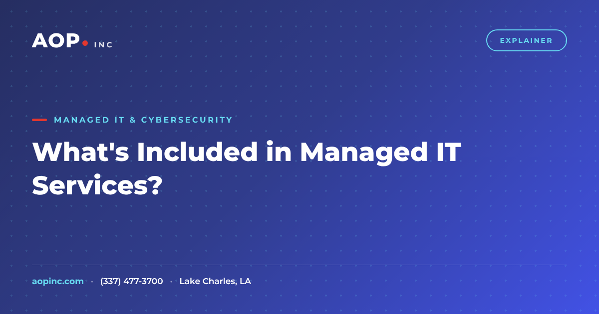 What's Included in Managed IT Services?